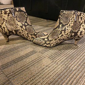 Sam Edelman Snakeskin Booties